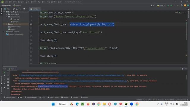 Handling StaleElementReferenceException in Selenium Python (Selenium Python) смотреть онлайн