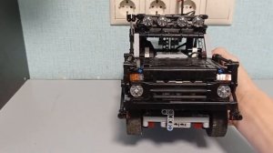 лего техник самоделка ВАЗ 2121 нива 4х4