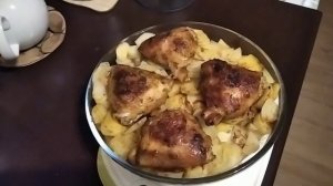КАРТОШЕЧКА С КУРОЧКОЙ В ДУХОВКЕ!