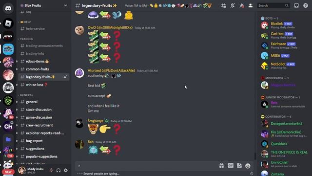 blox fruits discord server trade смотреть онлайн
