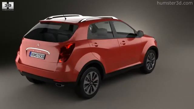 SsangYong Actyon 2014 by 3D model store Humster3D.com смотреть онлайн
