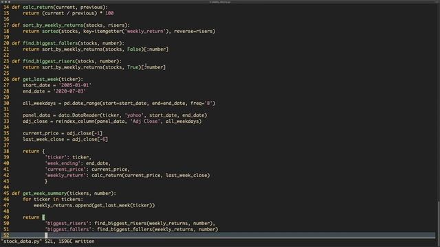 Create Weekly Stock Market Summary Emails | Python for Finance смотреть онлайн
