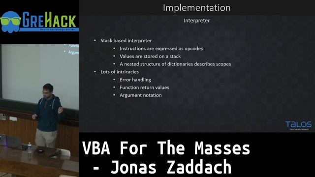GreHack 2019: VBA For The Masses - Jonas Zaddach смотреть онлайн