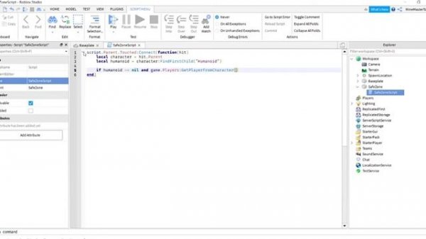 Как сделать безопасную зону в роблокс студио/How to make a Safe Zone in roblox studio