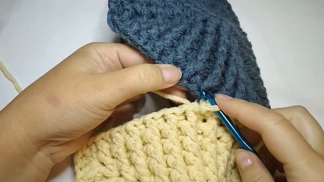 Соединение мотивов зигзагом крючком#описаниевязания#knitting смотреть онлайн