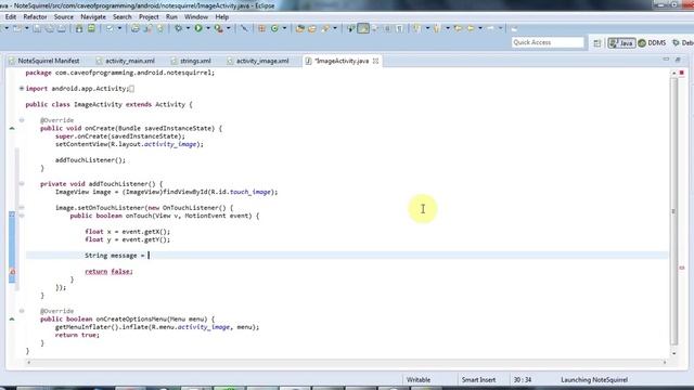 Getting Touch Coordinates: Practical Android Java Development Part 17 смотреть онлайн