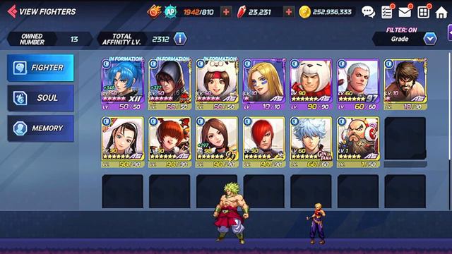 Reviving Hell's Dungeon Tier 47 cleared! Blue Defense Team King of Fighters All Star смотреть онлайн