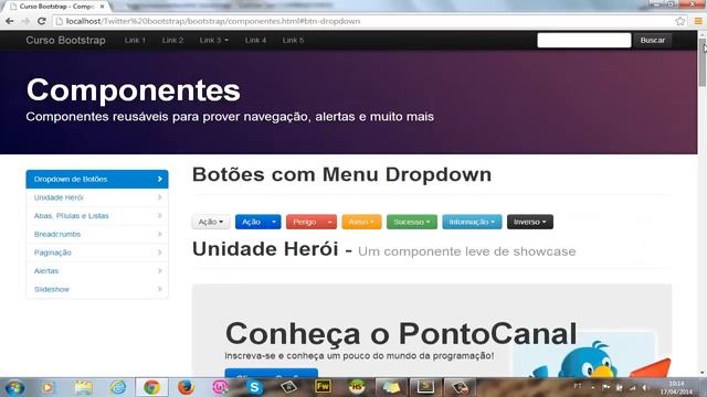 Curso Twitter Bootstrap: Utilizando ScrollSpy e Affix #22 смотреть онлайн