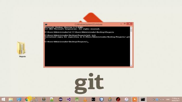 Git #5 Inicializar git en poryecto смотреть онлайн