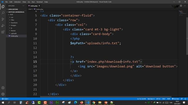 PHP Ders 92 İndir Butonu Uygulaması смотреть онлайн