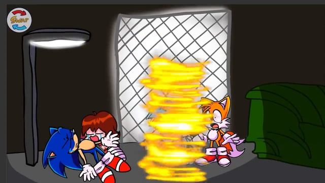 Boyfriend Dies But....? Sonic Goodbye World | Swap FNF | Speedpaint. смотреть онлайн