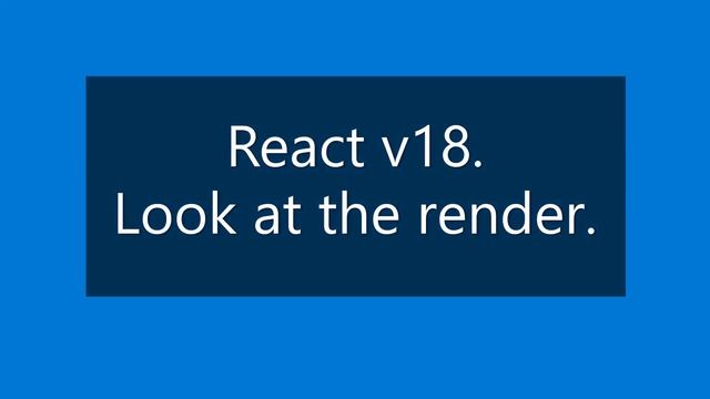 Example of Automatic batching in React v18. смотреть онлайн