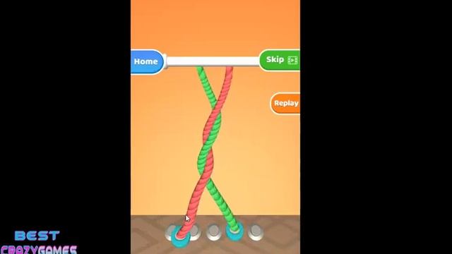 tangled rope fun | Walkthrough BestCrazyGames смотреть онлайн