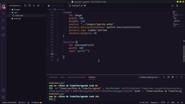 Aula 03 - Projeto agenda comercial com Python + Qt5+ QML смотреть онлайн