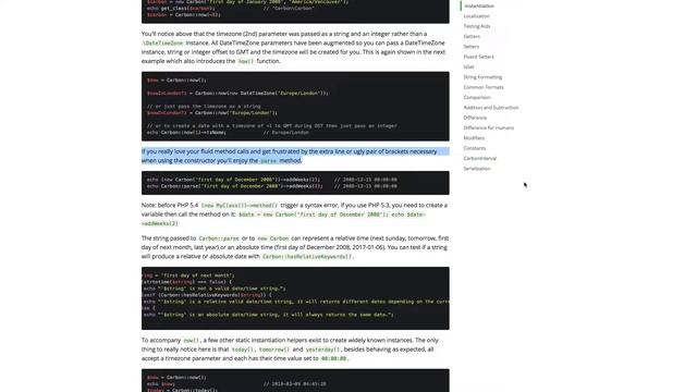 How To Use The Carbon Library To Work With DateTime Objects in PHP смотреть онлайн