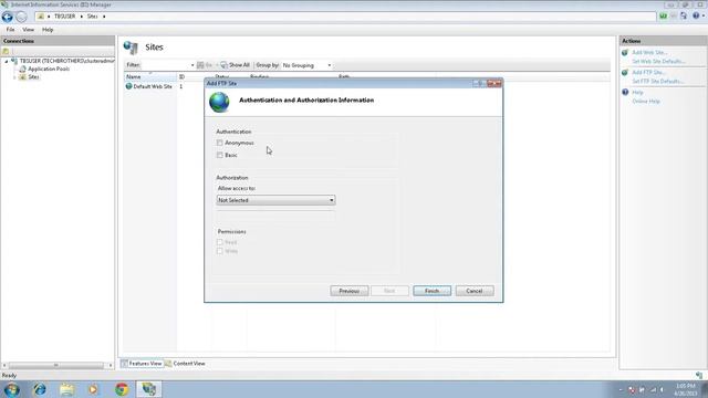 How to Install or Setup FTP Server Using Windows 7 смотреть онлайн