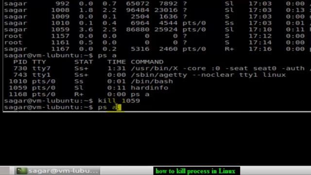 how to kill process in Ubuntu смотреть онлайн