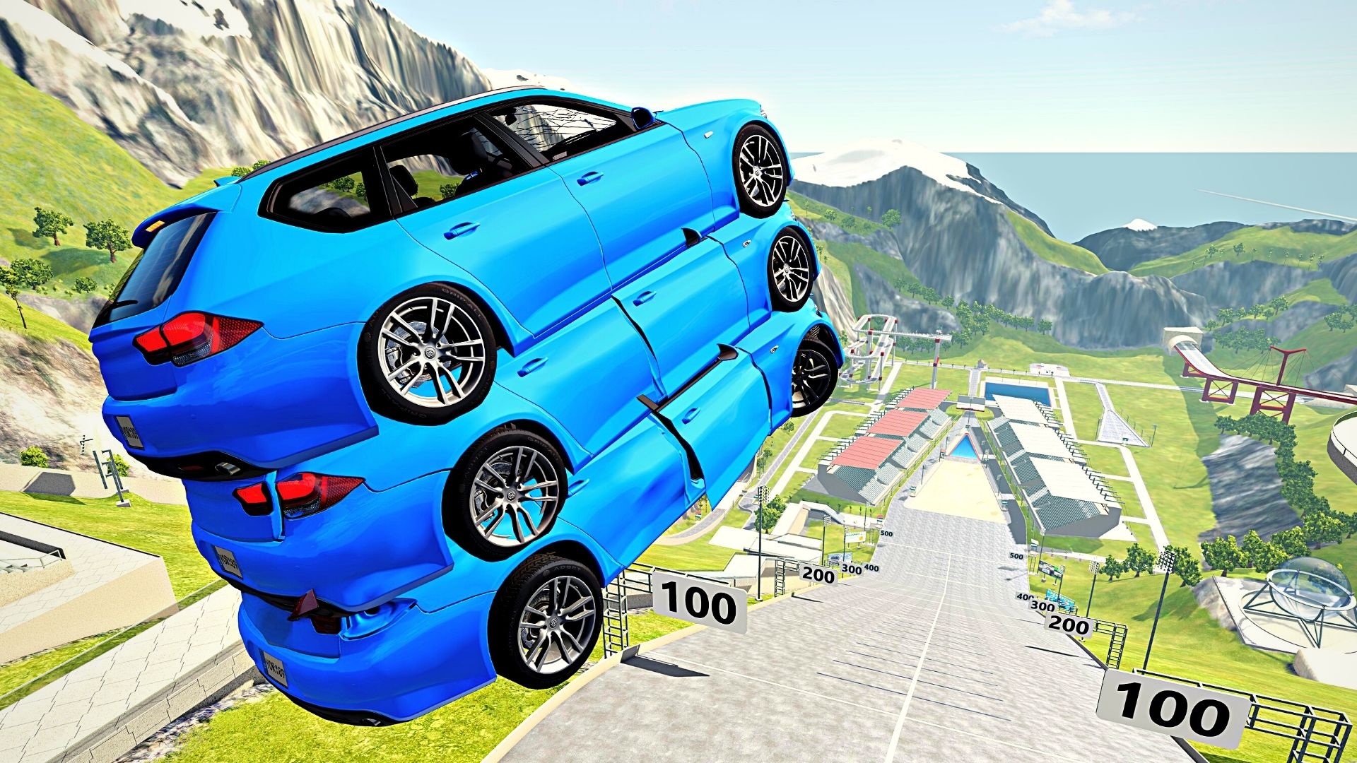 Машинки прыгают с трамплина | Мультфильмы для детей - Сборник № 22 ? Мир машинок ? смотреть онлайн