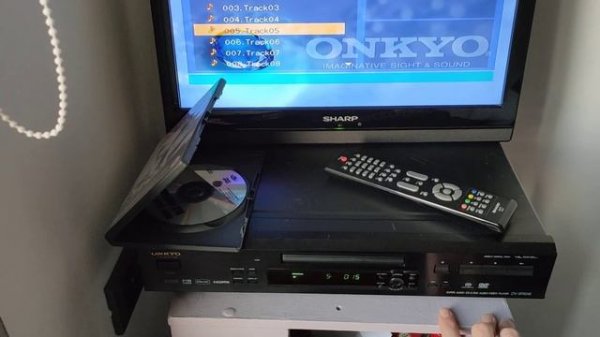 Onkyo super audio CD & DVD player dv-sp504e - CD ok , DVD ko, SACD ?