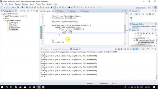 Java Snake Game (JavaFX) - Basic Turotrial