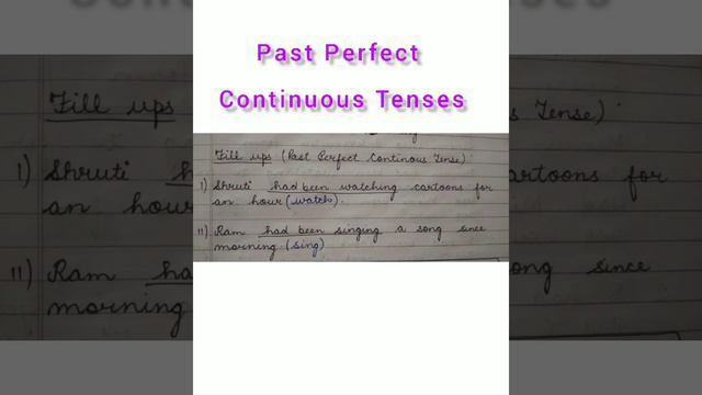 Past Perfect Continuous Tenses for students of all classes English Grammar/ negative/ interrogativ смотреть онлайн