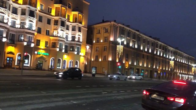 Минск Беларусь, 25.12.2022, с Рождеством! 4K video смотреть онлайн