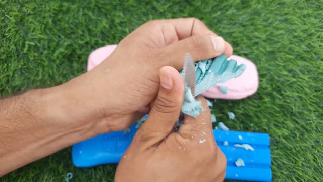 ASMR SOAP| Cutting colored soaр | Soap Carving| Резка крашенного мыла смотреть онлайн