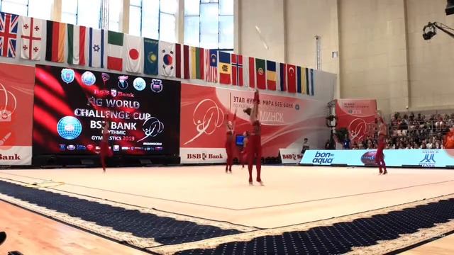 Сборная Украины по ХГ обручи, булавы Болеро. Минск 2019 смотреть онлайн