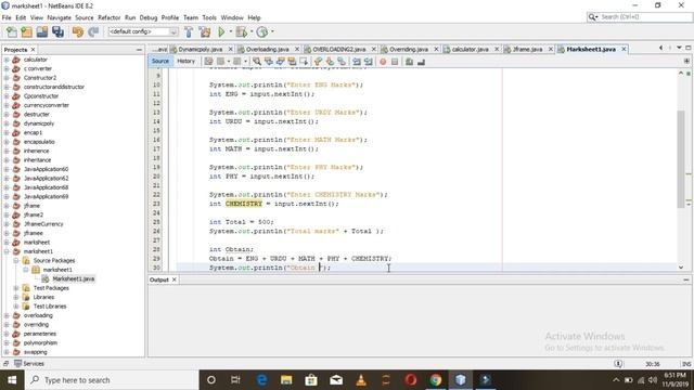HOW TO MAKE MARKSHEET IN JAVA [IN HINDI] смотреть онлайн