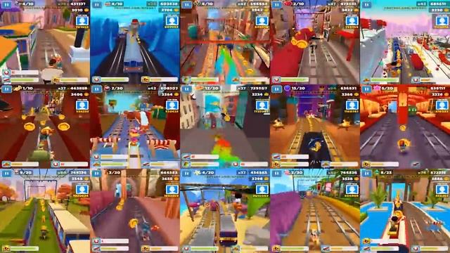 Subway Surfers 2020 Buenos Aires VS Iceland Cairo Paris Beijing Chicago Moscow Barcelona Miami Duba
