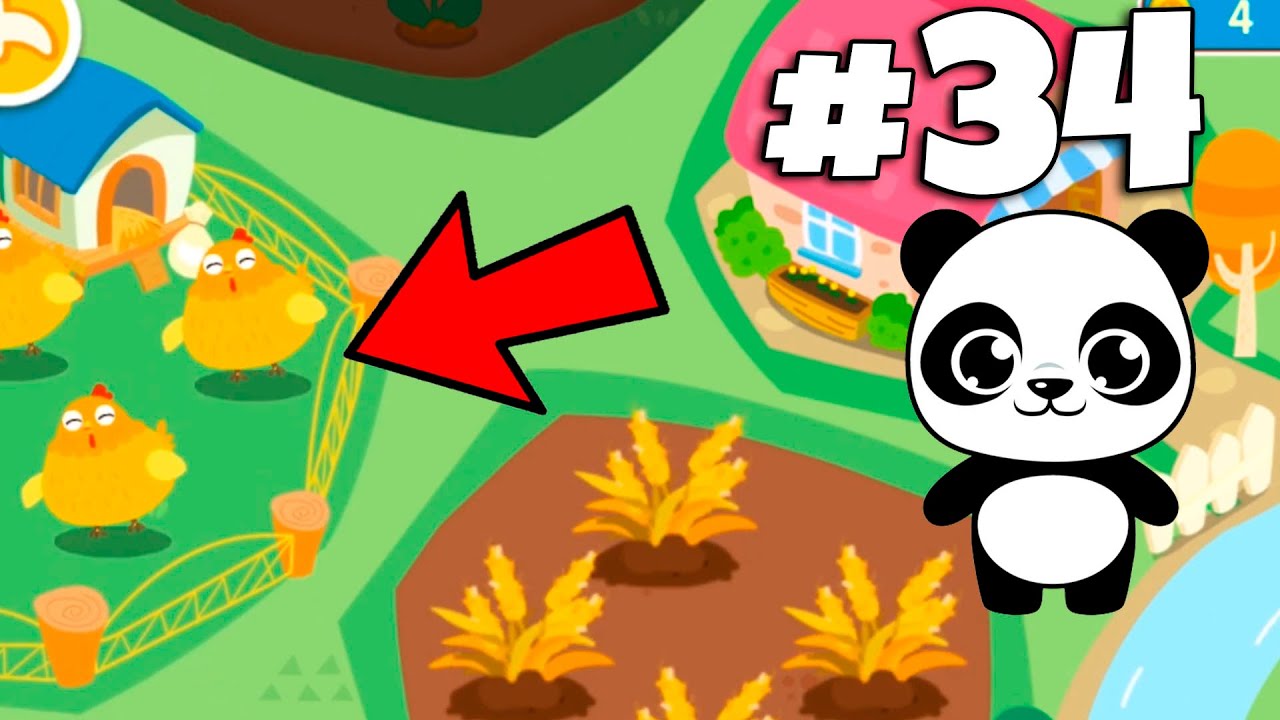 Фермер. 34 серия Город маленькой панды Кики на канале BabyMax. Прохождение игры. смотреть онлайн