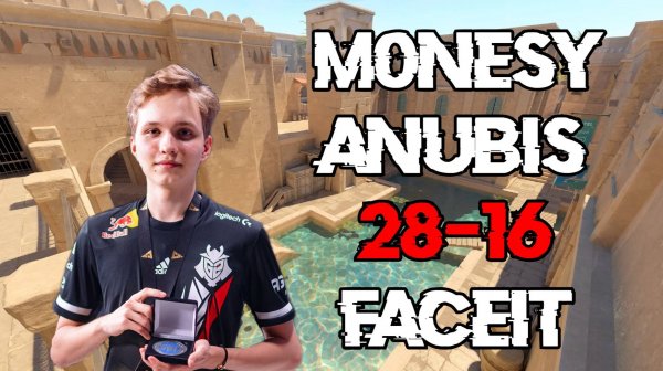 CS2 POV m0NESY (28-16) ANUBIS FACEIT Ranked