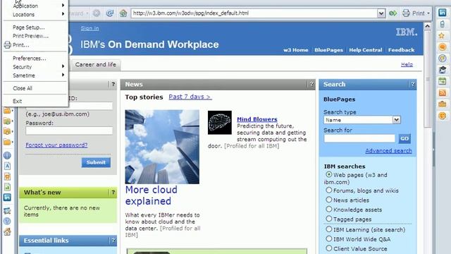 Use the embedded browser in Lotus Notes смотреть онлайн