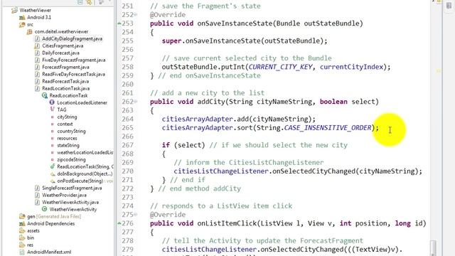 lesson14 29 CitiesFragment java Methods onSaveInstanceState, a смотреть онлайн