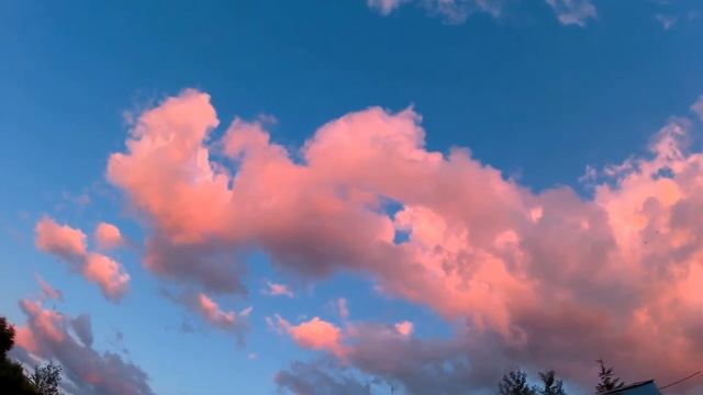 Закат.. Розовые облака. смотреть онлайн