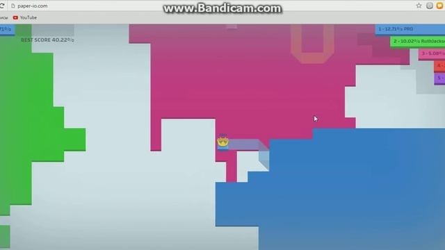 Играем в ИО игры! КВАДРАТ ИГРА=PAPER IO! смотреть онлайн