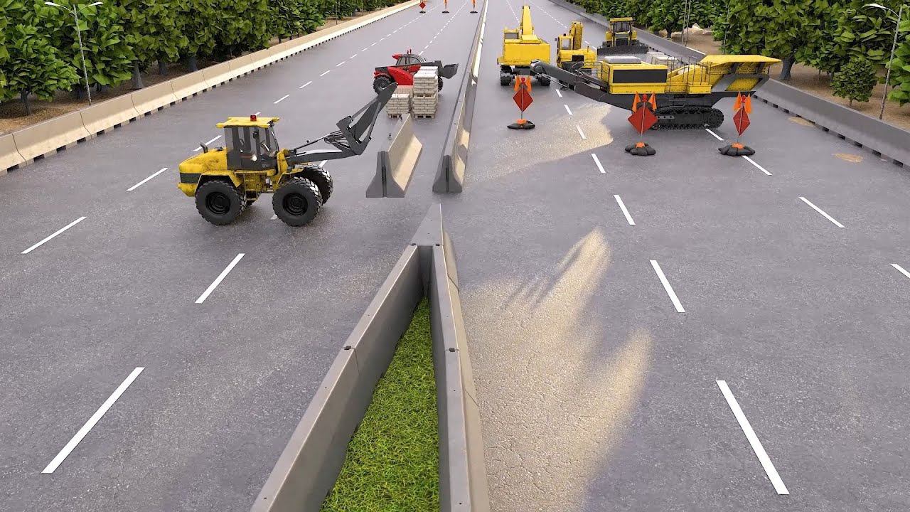 Дорожные барьеры "Нью-Джерси" смотреть онлайн