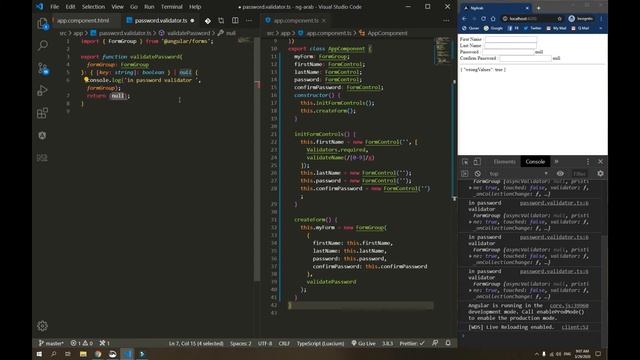 Forms - Part 9 : Form Validation - Create Custom Validators #3 | Master Angular Framework In Arabi смотреть онлайн
