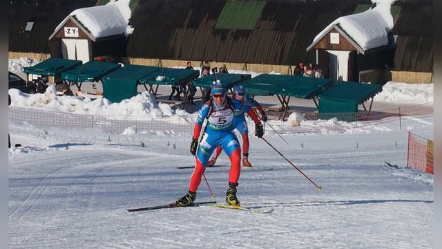 Осрблье. Эстафета. Победа российских биатлонистов