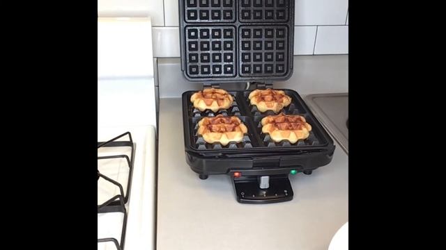 CINNAMON ROLL WAFFLES | EASY WAFFLES BREAKFAST | PILLSBURY смотреть онлайн