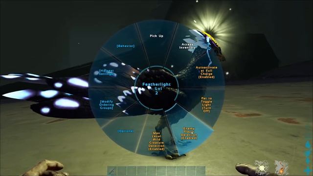 Ark Aberration New Creature Showcasing The Lantern Bird and Spawn Codes AKA Featherlight смотреть онлайн