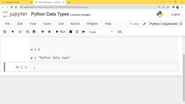 PYTHON DATA TYPES смотреть онлайн