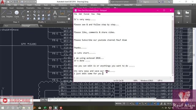 How do I convert a PDF to DWG in AutoCAD 2018| Just One click New 2020| Rauf Alam смотреть онлайн