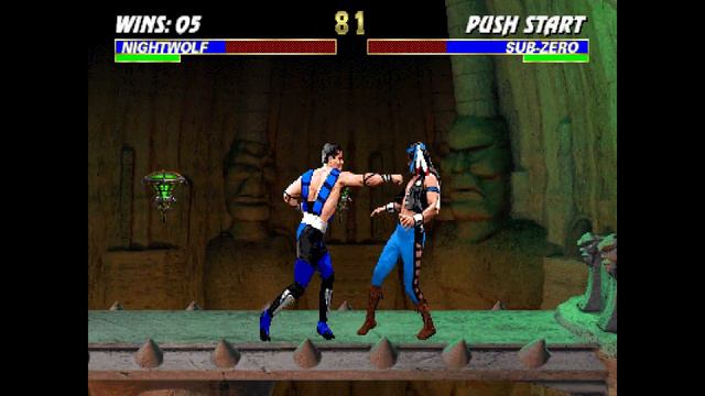 Mortal Kombat 3 (Arcade) Playthrough As Nightwolf