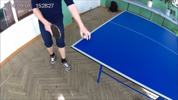 Лёгкие кручёные подачи в настольном теннисе! #3