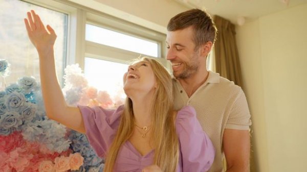 Гендер-Пати Romantic Room - лопающиеся шары