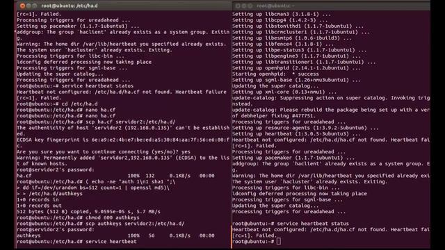 Instalar Heartbeat y Pacemaker смотреть онлайн