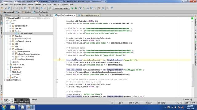 Date and Time operations - 10th Java Training Video смотреть онлайн