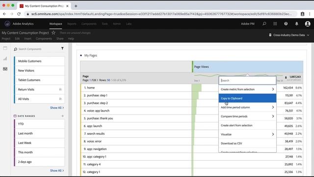 Using Date Ranges and Comparisons in Analysis Workspace смотреть онлайн