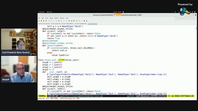 Pydrofoil: A fast RISC-V emulator generated from the Sail model, using PyPy's JIT смотреть онлайн